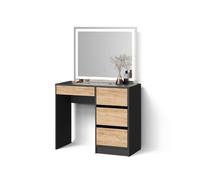 Livinity Toletta Imola, Antracite/quercia dorata, 120 cm con illuminazione a LED