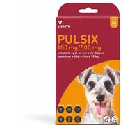 Livisto Pulsix Antiparassitario spot on 4 Pipette cani da 4 a 10 kg = Advantix