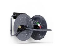 LIVLIG - Avvolgitubo in metallo, fino a 50 m, tubo da giardino, 1/2", supporto per tubo per montaggio a parete, colore: antracite
