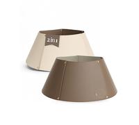 LIVLIG - Copertura per supporto per albero di Natale, 70 cm, regolabile, collare per albero di Natale, colore: beige/marrone