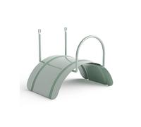 Livlig53 LIVLIG portagomma a parete, portagomma da giardino in acciaio, portagomma per tubi da giardino da 1/2” fino a 30m, colore: Verde