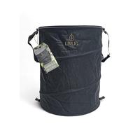 LIVLIG Sacco da giardino Pop Up 90L, sacco per foglie con coperchio, robusto sacco per rifiuti da giardino, contenitore pieghevole per foglie, antracite