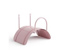 Livlig53 LIVLIG portagomma a parete, portagomma da giardino in acciaio, portagomma per tubi da giardino da 1/2” fino a 30m, colore: Rosa