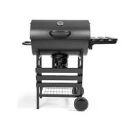 Livoo - Barbecue a carbone barile DOC332-54,5 x 35 cm di cottura, altezza 74 cm, griglia di mantenimento al caldo inclusa