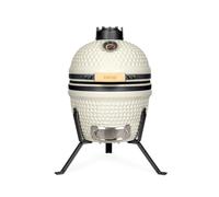 Livoo - Barbecue affumicatoio Kamado DOC330 - ø27 cm di cottura, corpo in argilla refrattaria, deflettore di calore ø16 cm