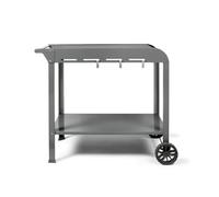 Livoo - Carrello per Piastra GS168G - 2 o 3 bruciatori, 80,5 cm di Altezza, Gancio Incluso