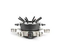 LIVOO DOC264 Appareil a fondue électrique 1000W - 1,8L - 8 fourchettes a fondue et collerette incluses - Thermostat ajustable -