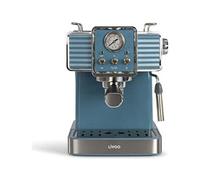 LIVOO - Dod174 - Macchina Da Caff Espresso 15 Bar Thermoblock Scalda Ugello Evapora Per Cappuccino, Latte Caldo, Look Retr, 1350 W