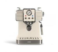 LIVOO - Macchina da Caffè Espresso Semi Automatica Serbatoio 1.5 L Potenza 1350 W Colore Beige - SPEDIZIONE GRATUITA