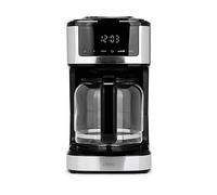 LIVOO DOD208 1,8 l macchina caffè americano, Nero, Argento