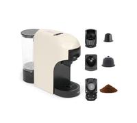 Livoo - Macchina da caffè multi-capsula 4 in 1 DOD217C - 1400W, 20 bar, 7 livelli di volume, compatibile Nespresso*, Dolce Gusto*, cialde tipo Senseo** e caffè macinato