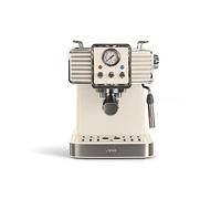 LIVOO - Macchina da Caffè Espresso Semi Automatica Serbatoio 1.5 L Potenza 1350 W Colore Beige - SPEDIZIONE GRATUITA
