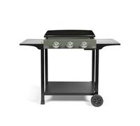 LIVOO - Piastra gas 3 bruciatori su carrello DOC326 - potenza totale 7,5 kW, 62 x 34,5 cm, 6-8 persone, butano e propano