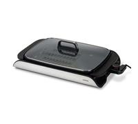 Livoo - Piastra grill con coperchio DOC321-200W, 40 x 30 cm, 2 in 1, senza PFOA/PFOS