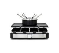 Livoo - Raschietto, fonduta e frittelle 8 persone DOC313 - 1400W, cottura 42x33 cm, pancake ⌀16 cm