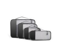 Livoo - Set di 4 cubi organizzatore da viaggio VOY005-4 misure da S a XL, 22,9L, poliestere 500D, lavaggio a 30 °C