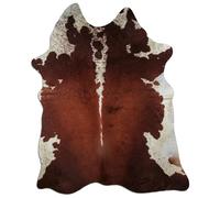 Livorio Hereford K345 - Tappeto in pelliccia di mucca, lunghezza 235 x larghezza 195 cm, prodotto naturale unico dal Sud America, pelliccia di bovino, vera pelliccia | Hereford | K345