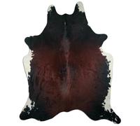 Livorio Tappeto in pelliccia di mucca premium tornasol prodotto naturale unico dal Sud America | pelliccia bovina | vera pelliccia
