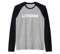 Livorno Italy Maglia con Maniche Raglan