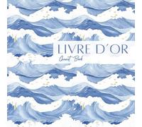 Livre d’or maison bord de mer Airbnb, Location saisonnière, Location de vacance, Français et Anglais, format 21x21 cm