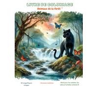 LIVRE DE COLORIAGE: Animaux de la forêt 1