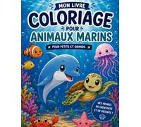 Livre de Coloriage - Animaux Marins