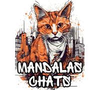 Livre De Coloriage Chats: Mandalas Relaxantes, Anti-Stress et Détente pour Enfants et Adultes