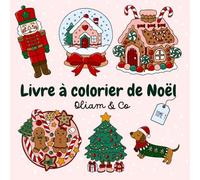 Livre de coloriage de Noël cozy et magique Tome 1- Idée cadeau parfaite pour Noël- 40 illustrations dessinées à la main: Livre de coloriage mignon pour adultes et enfants