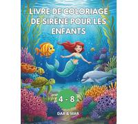 Livre de coloriage de sirène pour les enfants