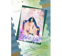 Livre de coloriage en art graphique: Une expérience créative de coloriage mettant en scène des cosplayers profitant de la nature et des fleurs