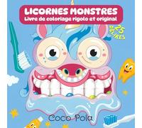Livre de Coloriage Licornes Monstres: 25 Dessins Rigolots et Originaux - Style Bold & Easy pour Enfants et Adultes - Détente et Humour - Grand Format