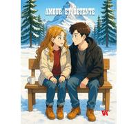 Livre de coloriage Manga & Anime - Amour et Détente: Un livre de coloriage romantique avec 50 illustrations pleines de tendresse et des pages noires pour se détendre.