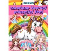 Livre de coloriage princesse fée licorne