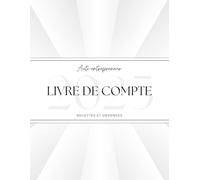 Livre de comptes - suivi des recettes et dépenses, carnet de comptes entrepreneur - 94 pages