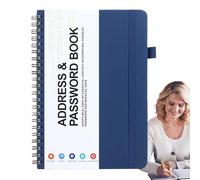 Livre de conservation des mots de passe - Carnet d'adresses sécurisé avec onglets alphabettiques | Organisateur compact et portable | Parfait pour gérer vos informations numériques à la maison ou au