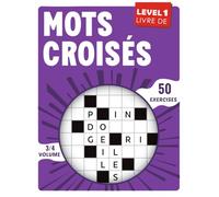Livre De Mots Croisés: Entraînement cérébral léger avec 50 défis corrigés