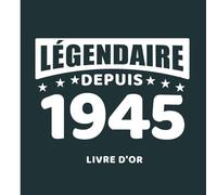 Livre d'or 80e anniversaire: pour des photos et des souvenirs de toi et de tes invités