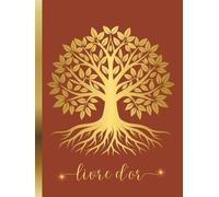 Livre d'or Arbre de vie: Terracotta et Doré | Couverture RIGIDE | Mariage, Anniversaire, EVJF, Baptême, Communion, Départ en Retraite | Grand format | 100 Pages Vierges à Personnaliser | Style chic, Elégant
