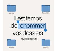 Livre d'Or de Retraite: Il est temps de renommer vos dossiers. Joyeuse Retraite!: Carnet de départ original dossiers bleus pour collègue de bureau, ... Humoristique | Cahier de souvenirs à signer
