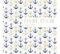 Livre d'or Location saisonnière | Airbnb guest book | Livre d'or maison d'hôtes | Maison, appartement de vacance à la mer, plage | Français et anglais | 100 pages 21x21 cm