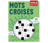 Livre Mots Croisés: Programme structuré de réflexion avec 50 puzzles et réponses