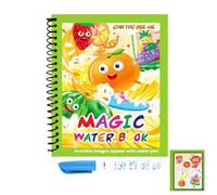 Livres de coloriage à l'eau pour enfant - Livre de peinture à l'eau avec stylo à eau réutilisable | Activité créative et éducative, jouet portable qui encourage l'imagination et la coordination chez