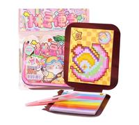 Livres De Stickers Perles Papier - Autocollants Par Numéros 14x12cm | Activité Éducative Et Créative Pour, Garçons Et Filles - Cadeau Idéal Pour Anniversaires, Fêtes, Vacances Et Camps D’été