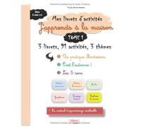 Livret d'activités "J'apprends à la maison", TOME 1, dès 2 ans 1/2