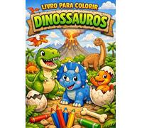 Livro Colorir Dinossauros
