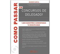 livro como passar em concursos de delegado 1800 questoes co