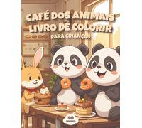 Livro de Colorir Café dos Animais para Crianças