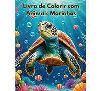 Livro de Colorir com Animais Marinhos 2.0