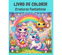 Livro de Colorir com Criaturas Fantásticas para Crianças em Português: Educacional e tempos livres com Criaturas Fantásticas para crianças 8+ anos