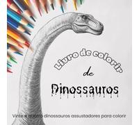 Livro de colorir de dinossauros